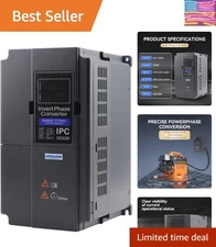 7.5KW 220V Invert Phase Converter - 10HP for Reliable 3-Phase Motor Power