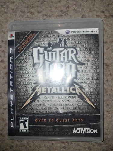 Guitar Hero Metallica (Sony PlayStation 3 PS3) Complete - Tested - Authentic