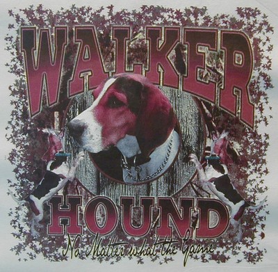 TREEING COON HUNTING DOGS WALKER BLUETICK REDBONE ENGLISH COONHOUNDS SHIRT