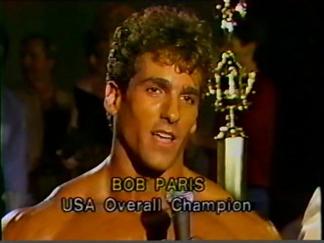 1983 NPC Nationals bodybuilding dvd Bob Paris, Matt Mendenhall muscle worship Foto 4 de 4