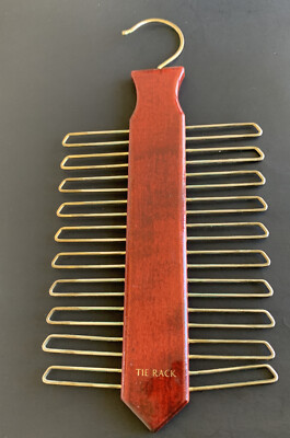 Vintage Tie Rack Tie Hanger for 20 Ties Made In Germany Wooden | eBay