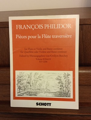 Pieces For Flute Vol. 2 (or Violin) & Piano by Philidor *NEW* Publ. Schott 12206