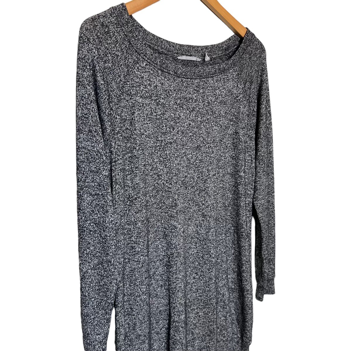 Athleta Size Medium Heathered Pull Over Sweater T… - image 2