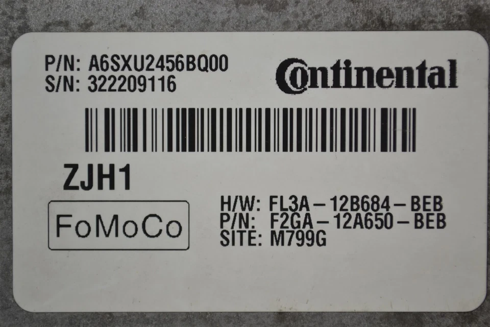 Unidad de control informático motor FL3A12A650BEB FORD EDGE 2016-19 ECU OEM 1A7 439 B7 Foto 3 de 4