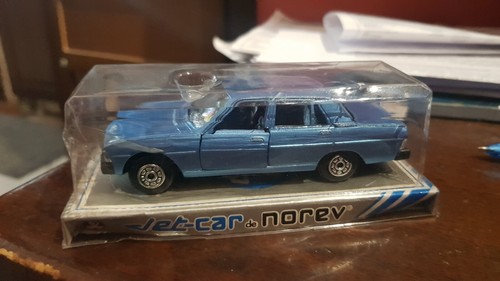 NOREV FRANCE SERIE 700 1/43 757 PEUGEOT 604 BLU SCURO METALLIZZATO BOX VINTAGE