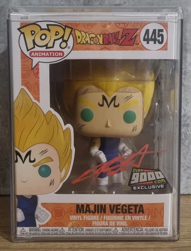 Funko Pop Vinyl - Dragon Ball Z - Majin Vegeta #445 (Chris Sabat Sig)+ Hard Case