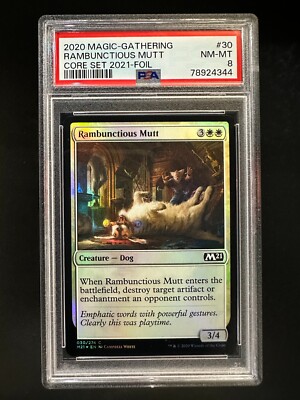 Mtg Rambunctious Mutt 2020 Magic the Gathering #30 - M21 Core Set Foil - Rambunctious Mutt ...