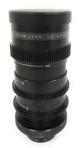 Vintage Ernitec f/1.2 8.5-51mm TV Zoom Lens w/ Three Rings Made In Japan