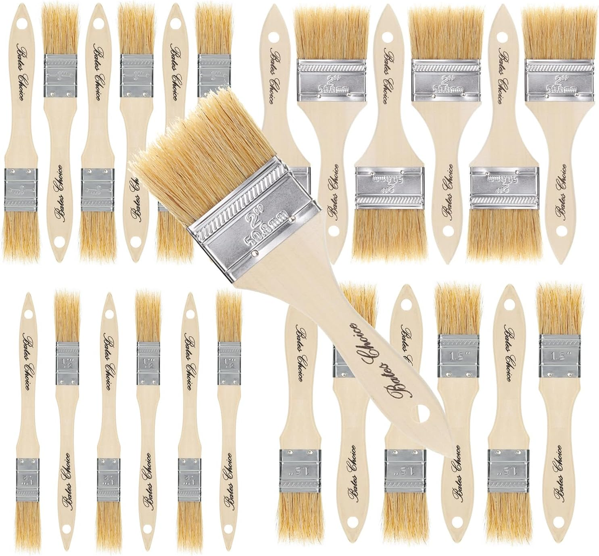Brochas Para Pintar Bates Varias Tallas Paquete De 24Brochas De
