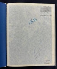 Elton John & Bernie Taupin Signed Autograph Five Years of Fun Book - Beckett COA