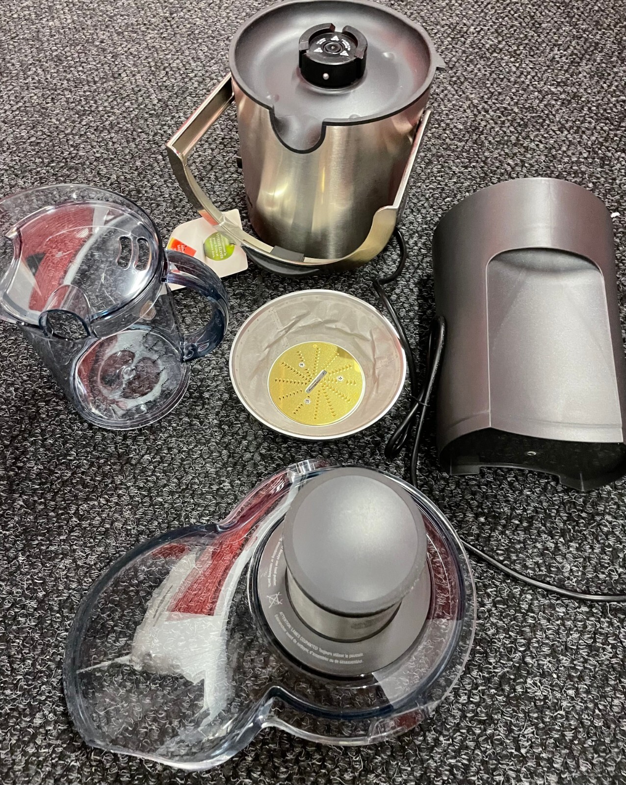 Breville Juicer Model BJE510XL Digital LED Fruit Veggie Extractor 5