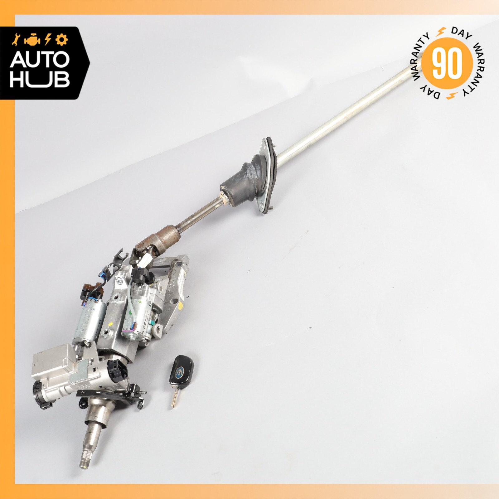 05-07 Maserati Quttroporte  M139 Steering Wheel Column w/ Lock Key OEM