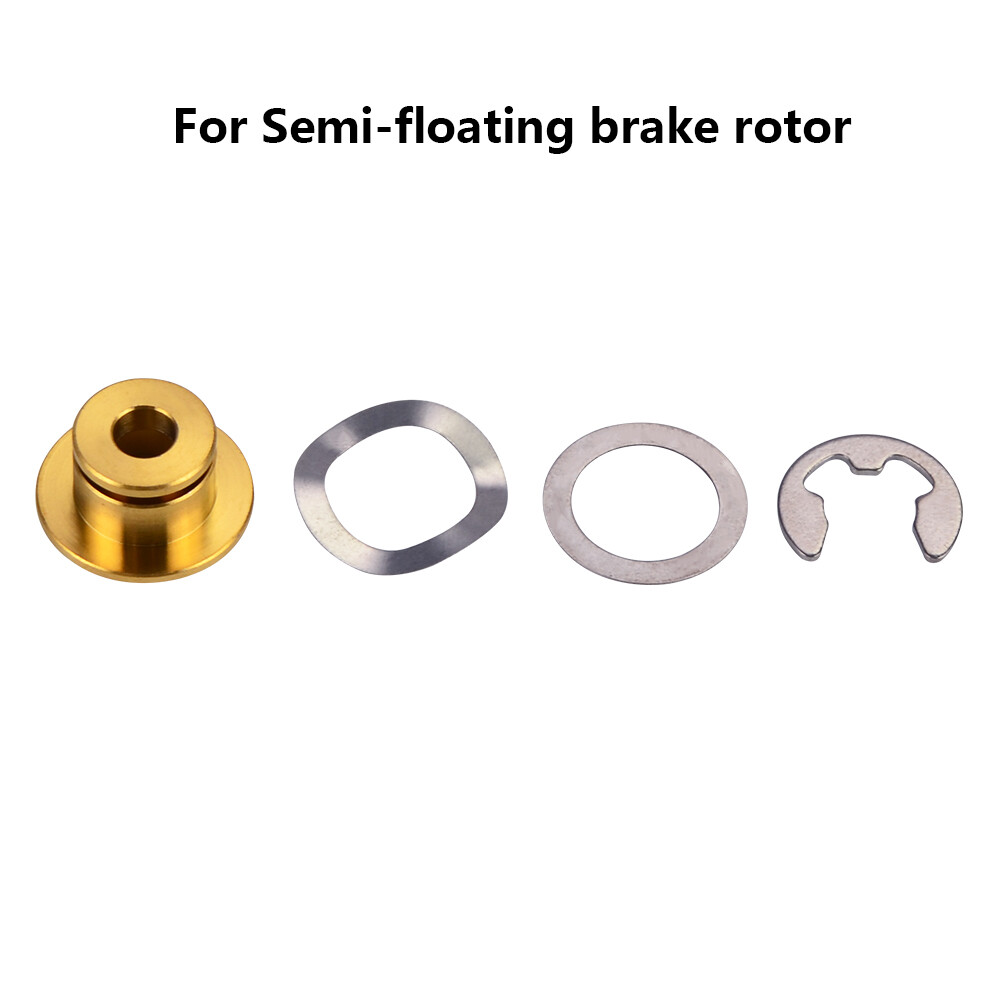 Motorcycle Front Brake Disc Bobbins & Circlip Sets Ti Alloy Fully/Semi