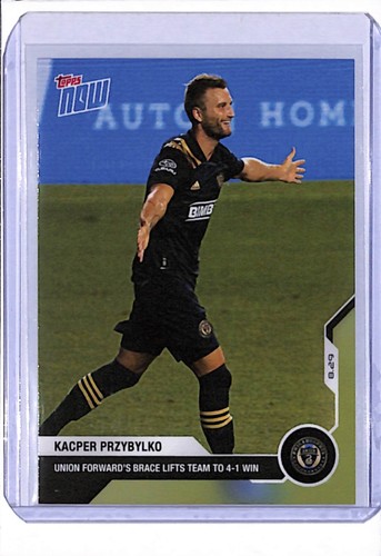 Kacper Przybylko - MLS TOPPS NOW® Card 18 - Print Run: 25