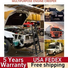 Adjustable car Engine Creeper 400 lbs Capacity for Home Garage Workshop Repair
