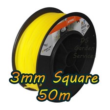50m of Genuine STIHL 3mm SQUARE Brushcutter Strimmer Trimmer Cord Line Wire 0.53 per metre