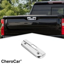 Rear Tailgate Handle Decor Cover Trim W/ Camera Hole For 2019-22 Chevy Silverado