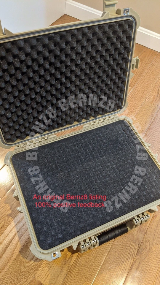 XL Tan IP65 Waterproof Storage Travel Case for Graded Card Slabs Extra Large NEW - Image 3 of 4