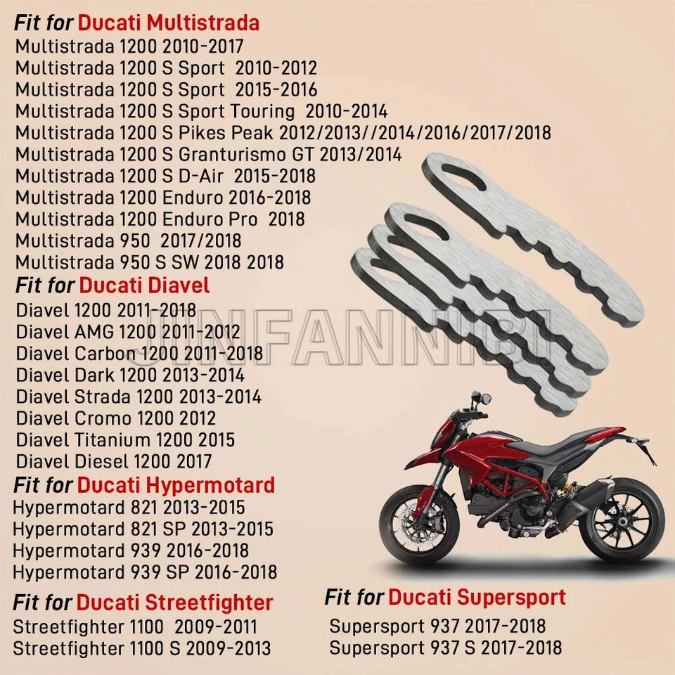 Kit de reconstrucción de placa de herramienta de árbol de levas para Ducati Multistrada Streetfighter Hypermotard Foto 3 de 4