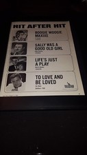 Liberty Records Rare Original 1962 Promo Poster Ad Framed!