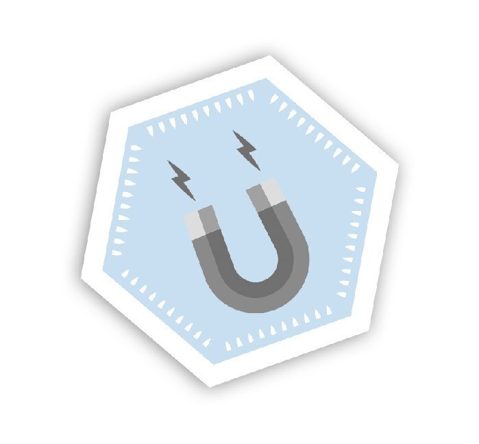 Thumbnail - Ursus Magnetic Paper Clips Frosty | Stück (2020) | Buntpapierfabrik