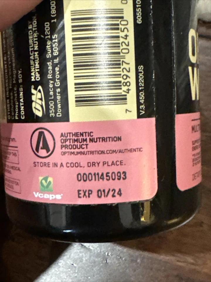 Optimum Nutrition Opti-Women Multivitamin Supplement, 60 Capsules READ - Image 3 of 3