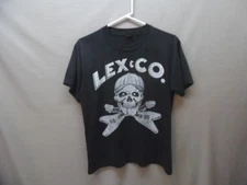 Men's Vintage Lex & Co. Jagy & Bj's Stach Skull Guitars Rock T-shirt L (h118