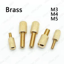 Brass Knurled Screws With Head M3 M4 M5