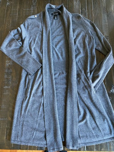 BLACK MARKET Cardigan Sweater - Gray 