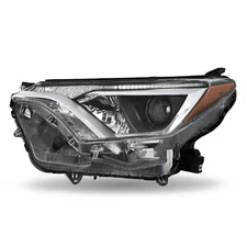 For 2016 2017 2018 Toyota RAV4 RAV-4 4DR Left Driver Halogen Headlight Headlamp