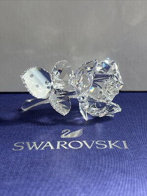 Swarovski Rose Blossom with Dew 174956 Mint in Box. | eBay