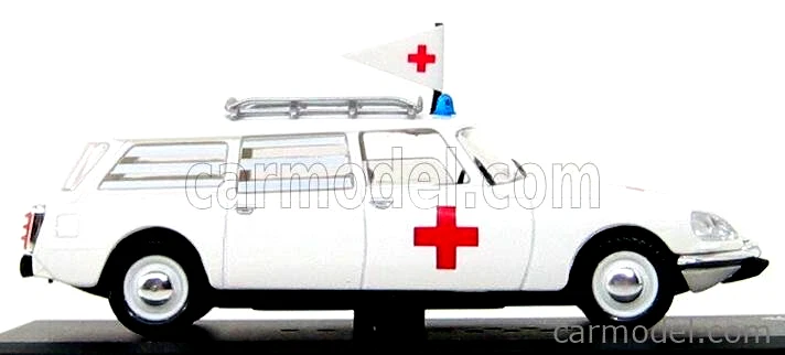 wonderful modelcar 1:43 CITROEN DS BREAK AMBULANCE RED CROSS- white - Image 3 of 3