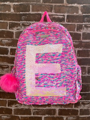 pink sequin bookbag
