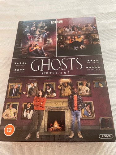 GHOSTS BBC Series 1-3 DVD Box Set 3 Discs Comedy Region 2 & 4 2021 Edition