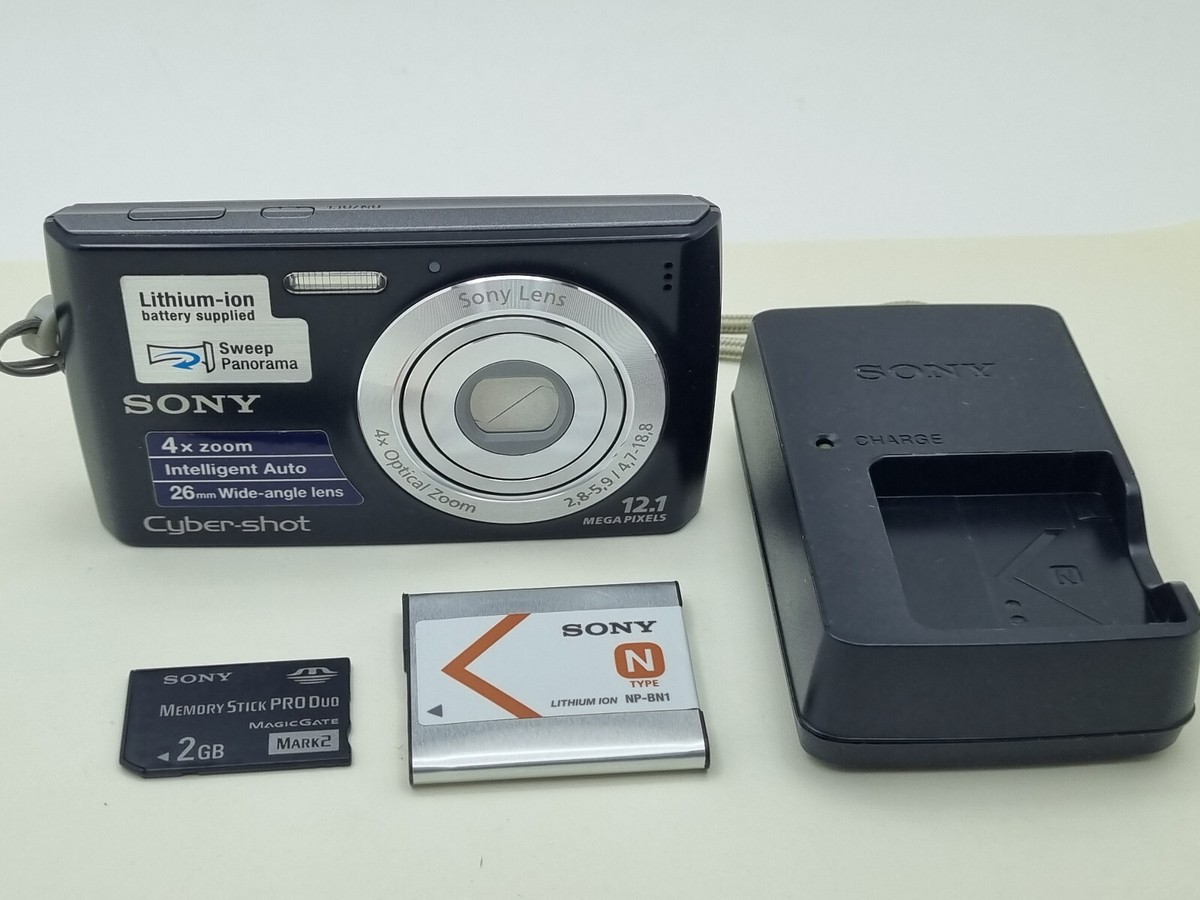 Sony Cyber-shot DSC-W510 12.1MP Digital Camera - Black for