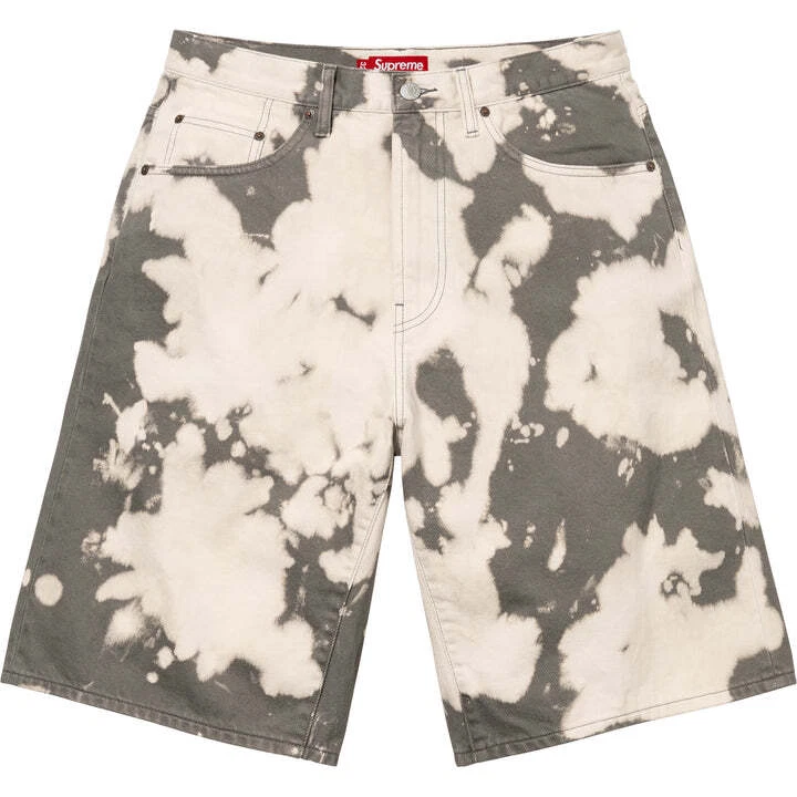 Short Supreme Baggy Denim blanchi