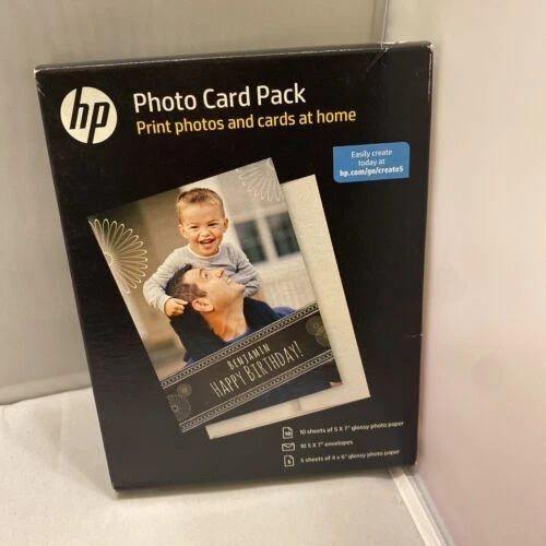 Papel fotográfico brillante HP Impresora De Tarjetas
