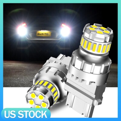 2PCS 3157/3156/3056/3456/4156 LED Backup Reverse Light Bulb White Super Bright K