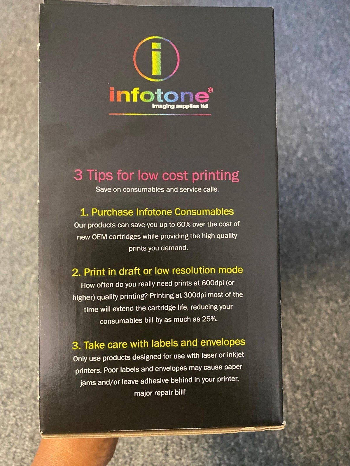 Infotone Infotone Black Toner Cartridge for use in Samsung Laser Printers ...