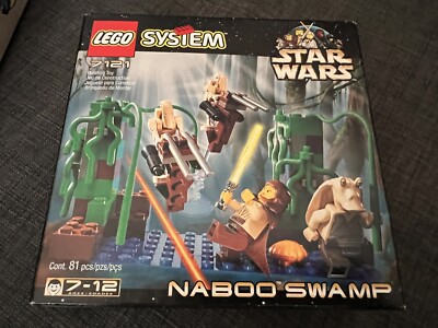 LEGO system 7121 Star Wars NABOO SWAMP 1999 retired rare New sealed in box