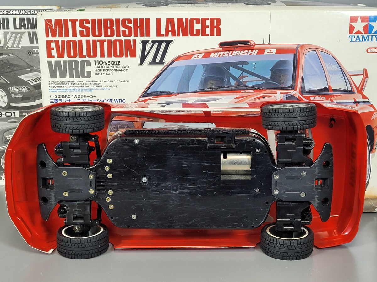 Tamiya 1/10 R/C Mitsubishi Lancer Evolution EVO 7 VII WRC TB