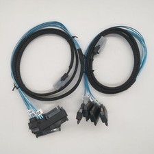 2x Mini SAS 36P SFF-8087 to 4 SFF-8482 Connectors With SATA Power Cable 3FT US
