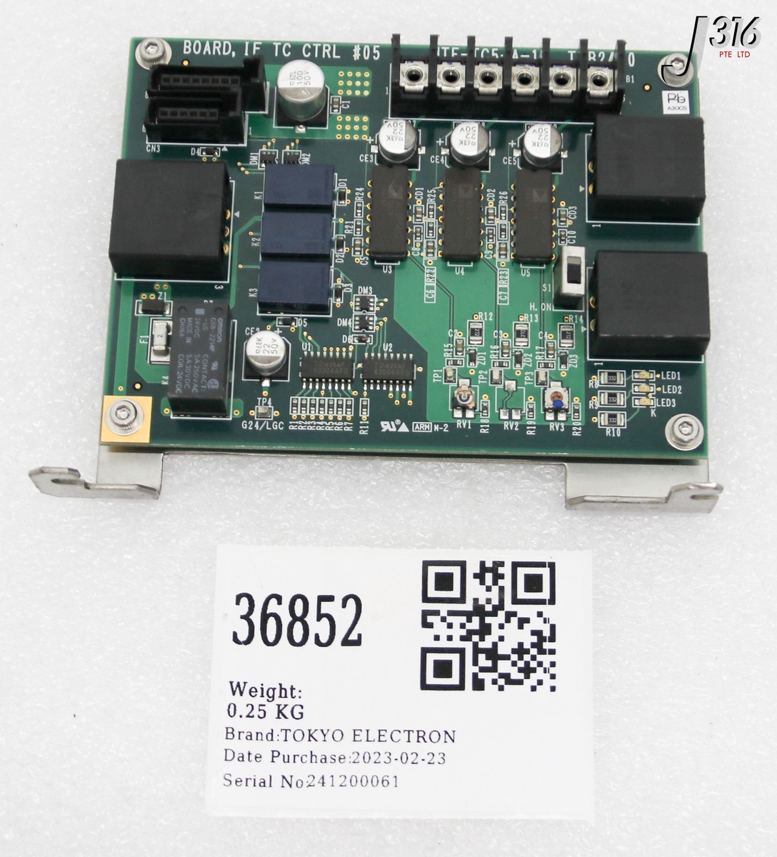 G -taste3冊セット 36852 TOKYO ELECTRON PCB, IF TC CTRL #05 BD, TAB2400 HTE-TC5-A-11