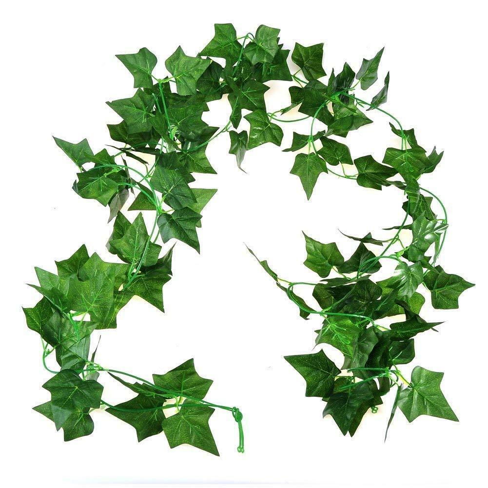 2 Pack 7Ft Artificial Ivy Garland,Ivy Garland Fake Vine UV Resistant