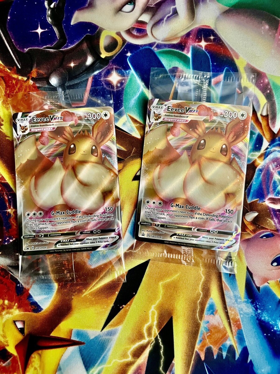 ポケモン - ポケモンカード　英語版　Eevee VMAX Amazon.com: Pokemon Eevee Vmax & V - Black Star Promo - Card