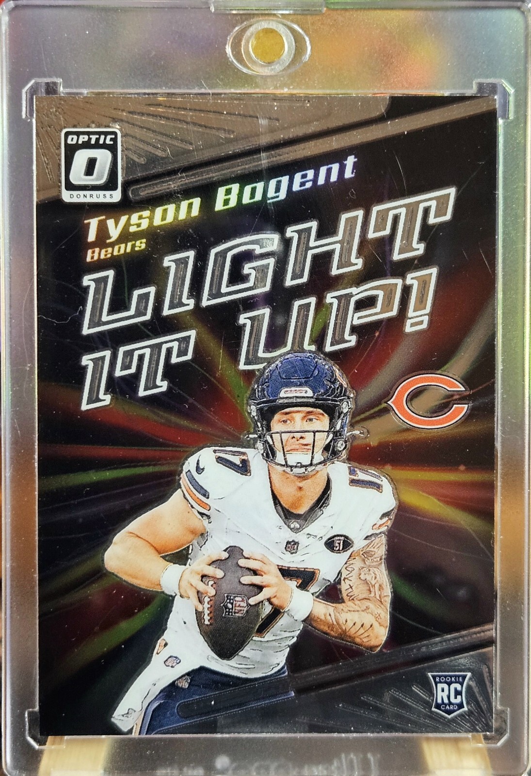 Tyson Bagent (RC) 2023 Panini Donruss Optic - Light It Up #LU-TB Chicago Bears