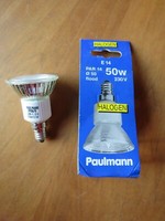 Seltene Paulmann 208.50 Fl Halogen Halopar Par 16 50W Flood 30º E14 Flood ∅ 50Mm