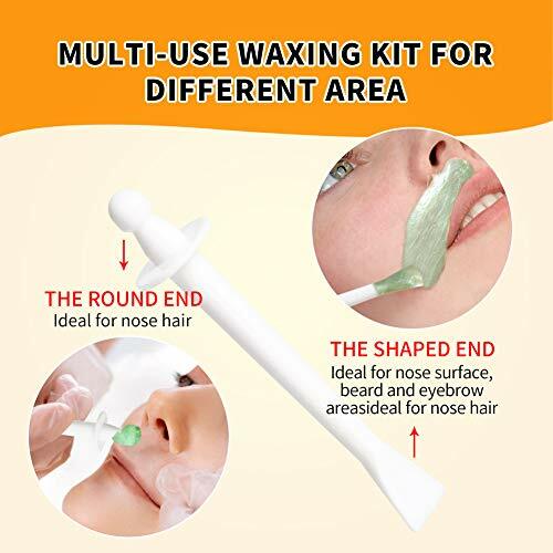 Nose Wax Nose Hair Wax Kit for Men Women Nose Hair Removal Wax 50g+20 Applicator - Picture 6 of 7