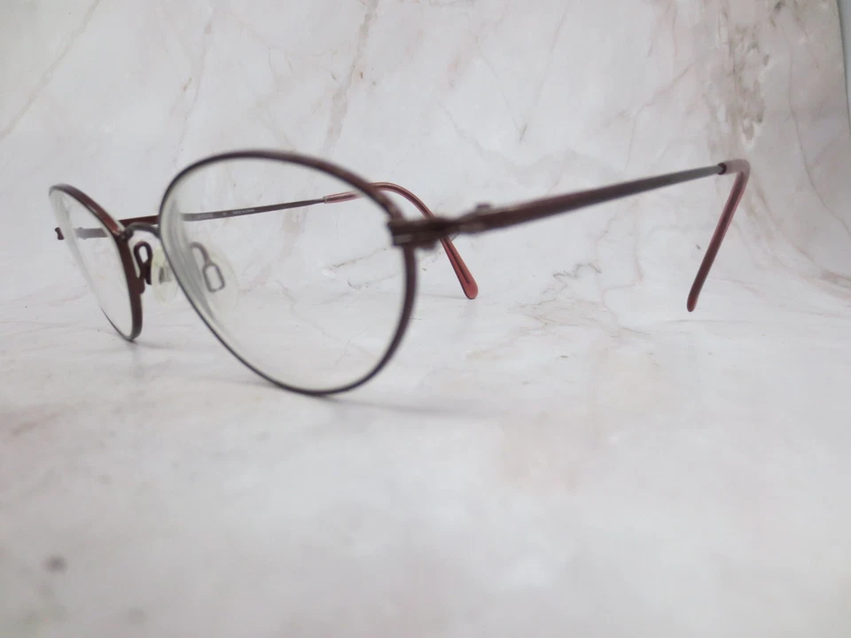 Marco de gafas para mujer Luxottica Memorize 6520-3019 marrón borde completo 49-19-135 Foto 2 de 4