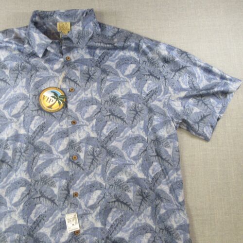 Jos A Bank Hawaiian Shirt Men's 2XL "Silk" "Floral" "New with Tags"